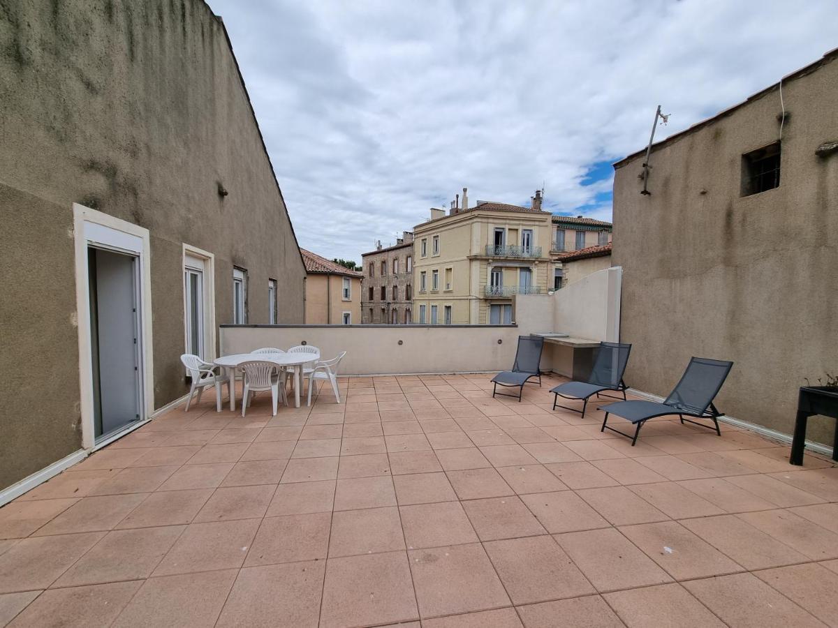 T4- Terrasse 50M², Garage, Centre-Ville Narbonne Exterior foto